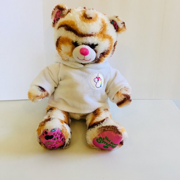 BAB Girl Scout S’mores Bear Plush 15” Caramel Swirl S'mores with Unicorn Hoodie - Picture 7 of 10